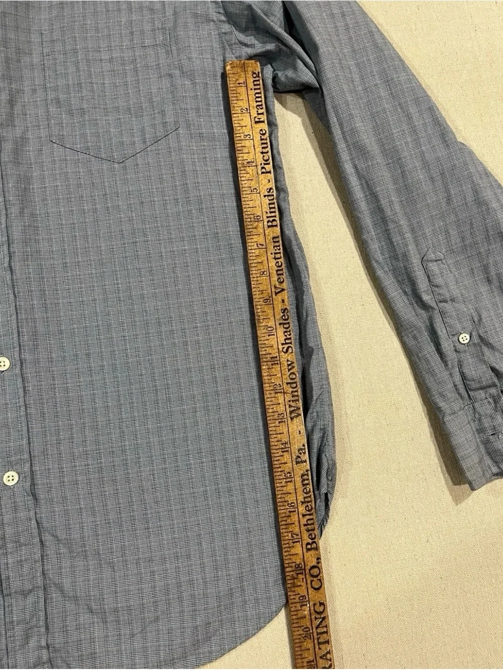 J. Crew Men's Light Gray Striped Button-Down Shirt